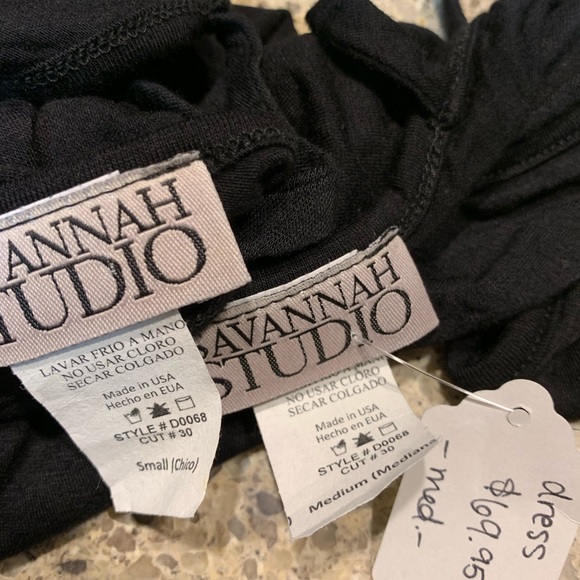 Asymmetrical black open back summer dress - Picture 6 of 6